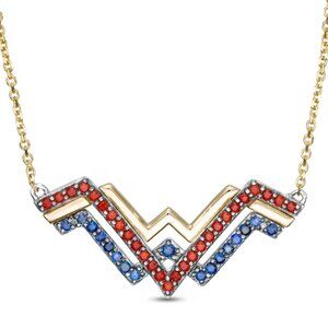 Zales Wonder Woman Necklace and Earrings set